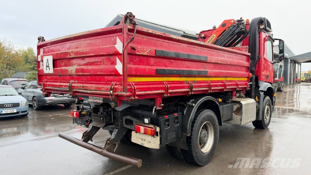 Mercedes-Benz AROCS 1833 4X2 TIPPER - CRANE PK9001 EH Kiper tovornjaki