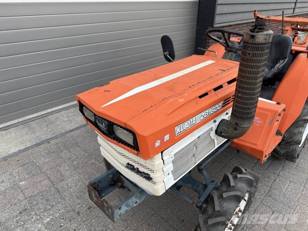 Kubota B1600 4WD 20 PK minitractor + frees, 1979, Neer