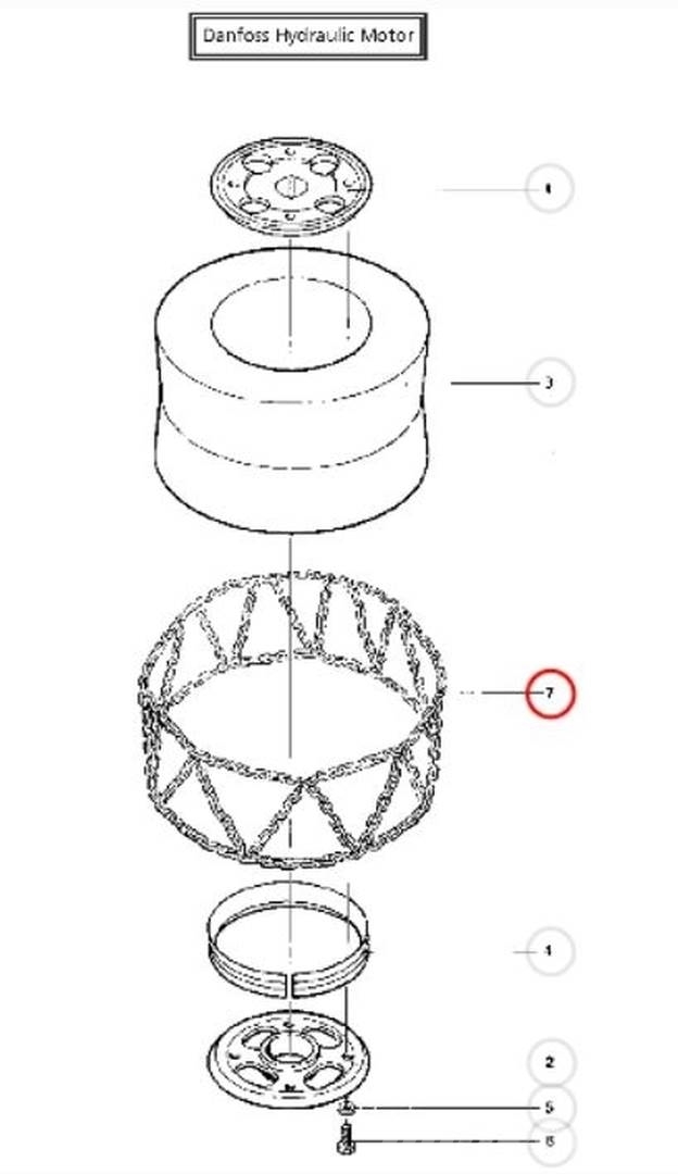 Valmet / Komatsu 5036657 Glave za kombajne