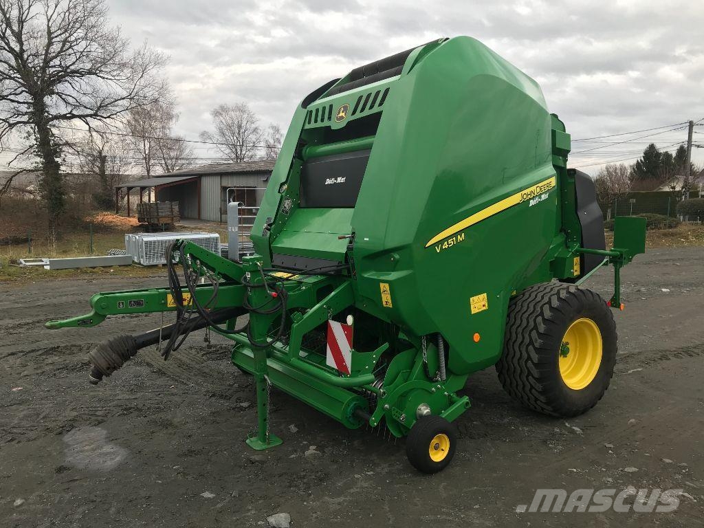 John Deere V 451 M MAXICUT 13 COUTEAUX Rotopresse