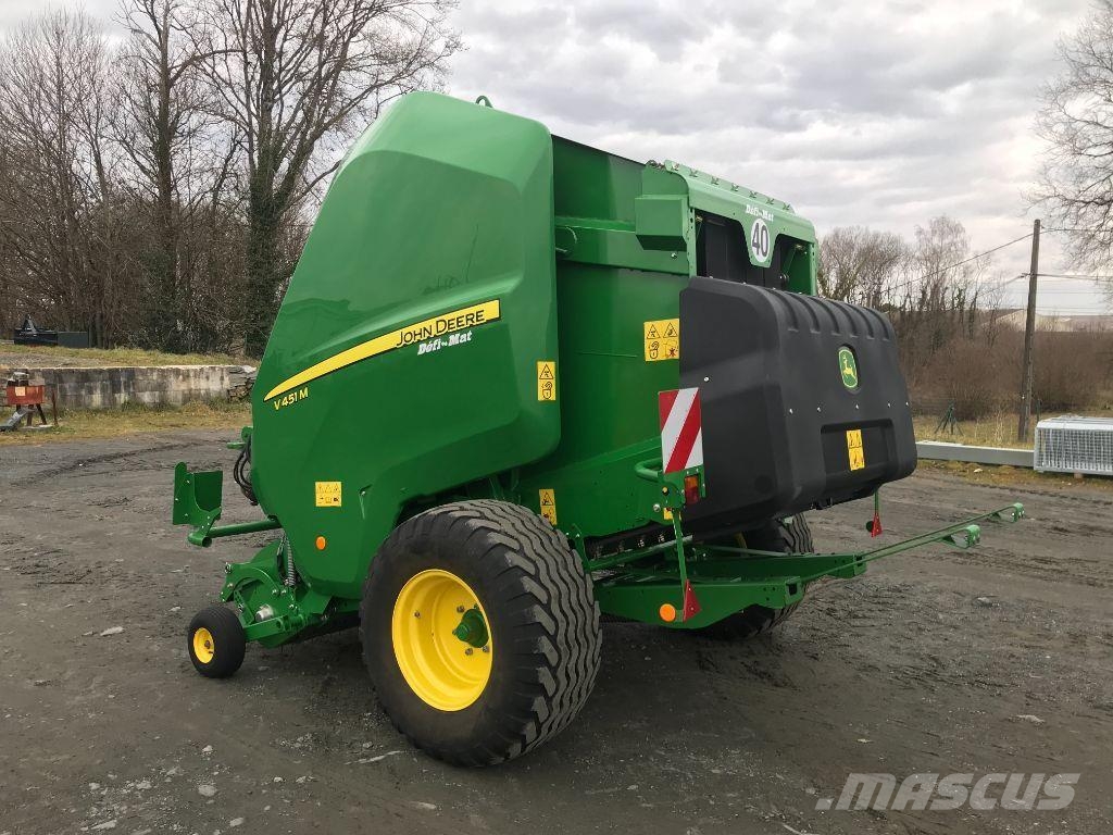 John Deere V 451 M MAXICUT 13 COUTEAUX Rotopresse