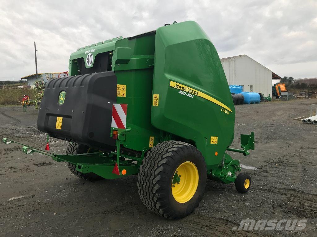 John Deere V 451 M MAXICUT 13 COUTEAUX Rotopresse