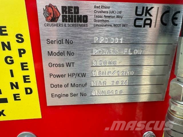 Red Rhino Power Pack Station Power Flow Hydraulikaggregat Iseliikuvad purustid