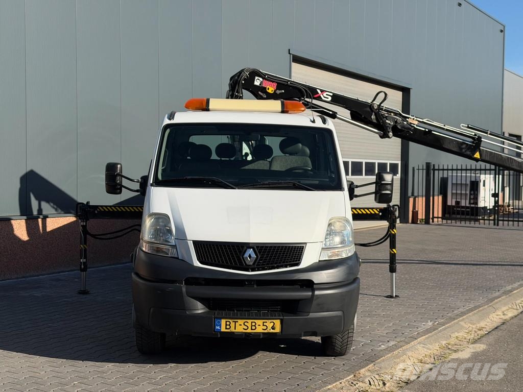 Renault Mascott 150-65 HAAKARM HIAB incl container bakken شاحنات خفيفة/مفصلية الجوانب