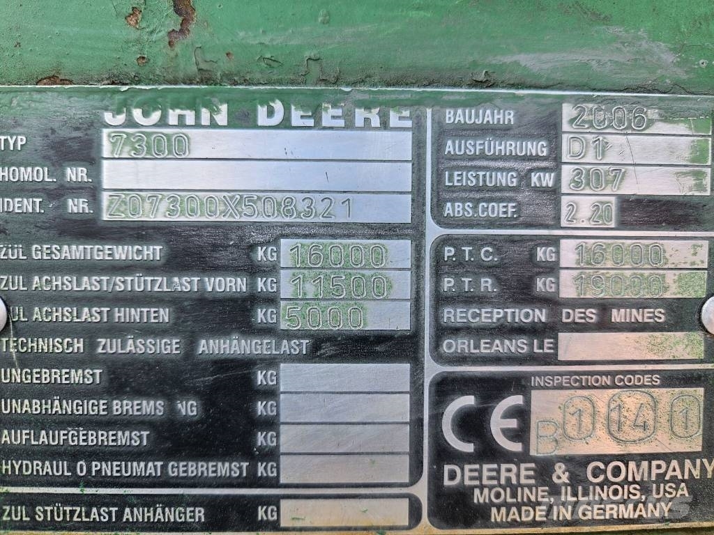 John Deere 6125HZ007 engine Mootorid