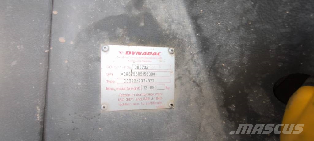 Dynapac CC 222 雙輪滾壓機