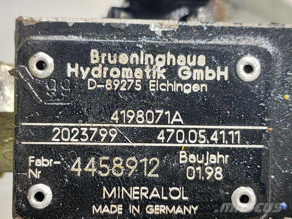Ahlmann AZ14-4198071A-Inching device/Drehdrossel Hydraulics