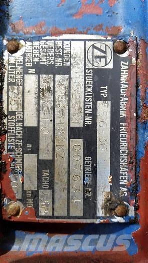 ZF S6-36 Doprava – ostatné