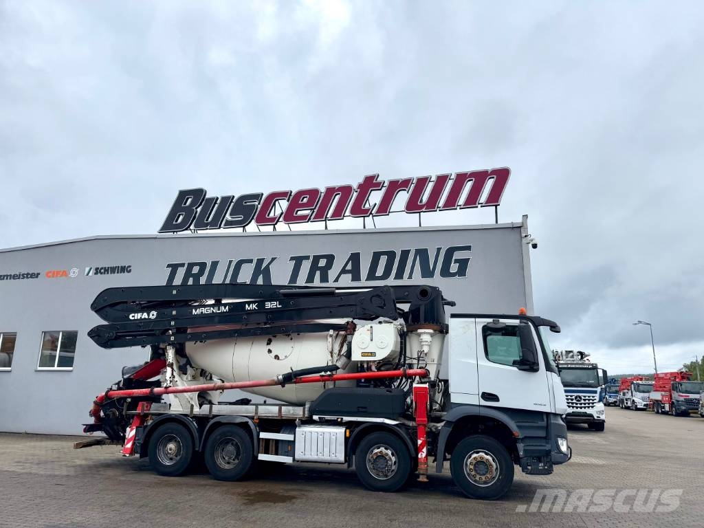 Mercedes-Benz Arocs 4143 CIFA MK 32L / 9 cbm Concrete pump trucks