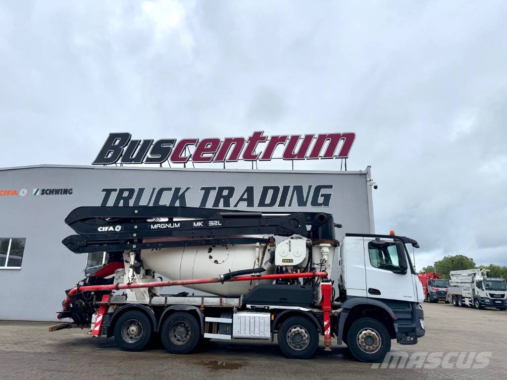 Mercedes-Benz Arocs 4143 CIFA MK 32L / 9 cbm Concrete pump trucks