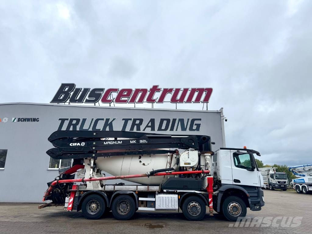 Mercedes-Benz Arocs 4143 CIFA MK 32L / 9 cbm Concrete pump trucks