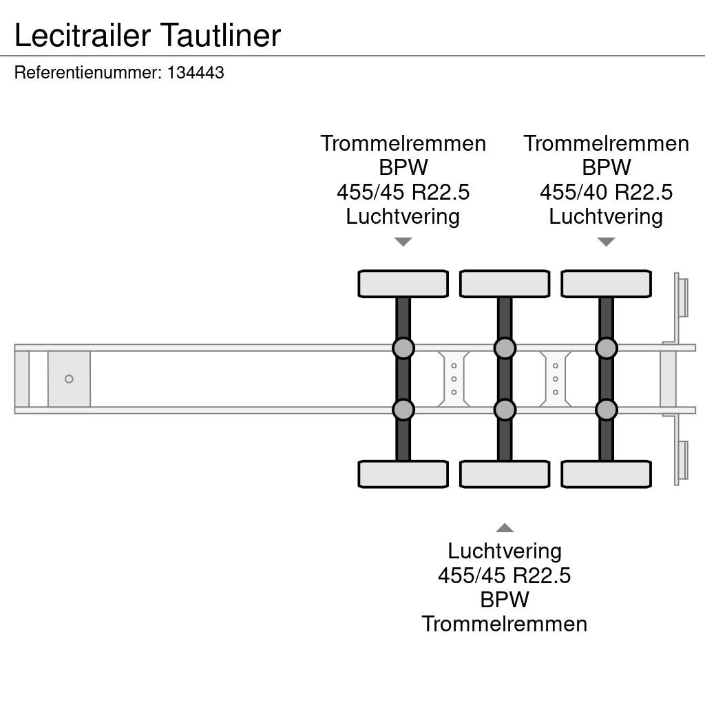 Lecitrailer Tautliner Poluprikolice sa ciradom