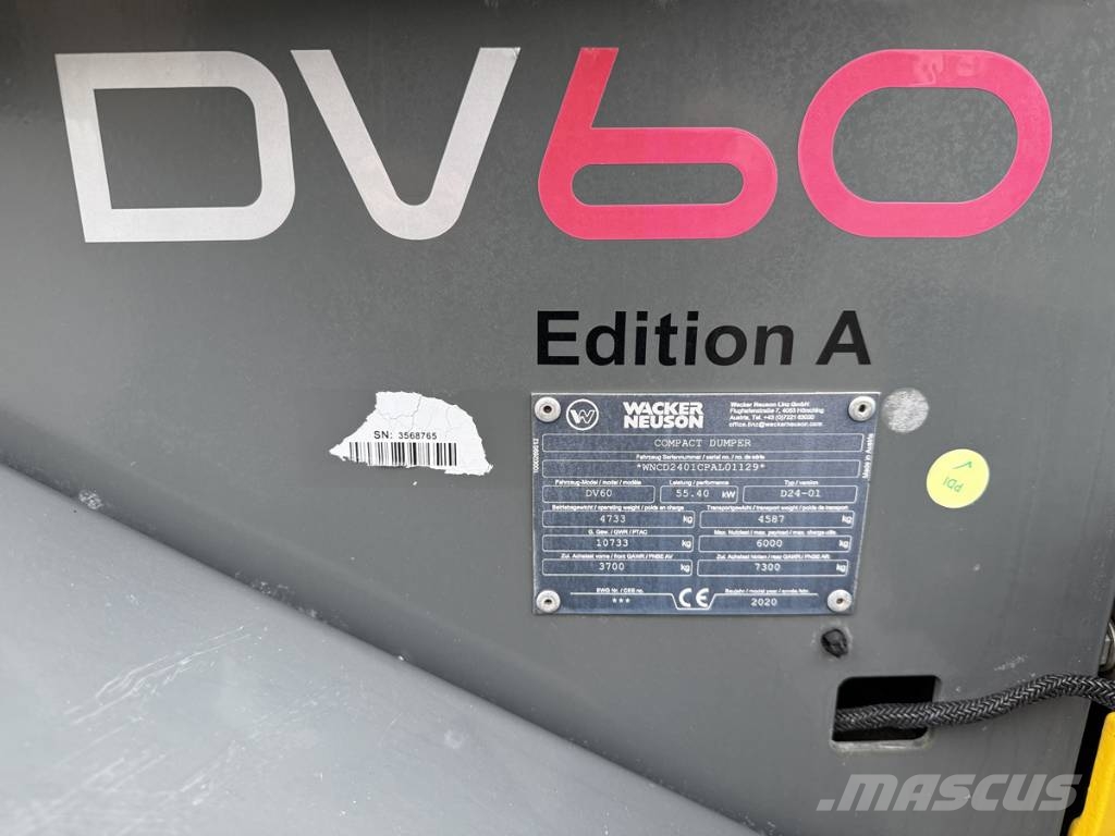 Wacker Neuson DV 60 Ne cestni demperji