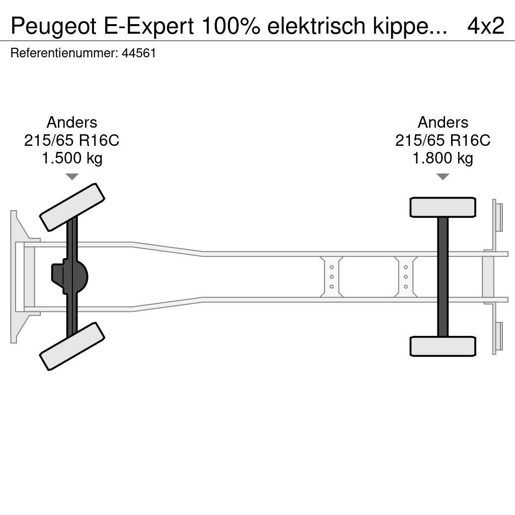 Peugeot E-Expert 100% elektrisch kippende zijlader Müllwagen