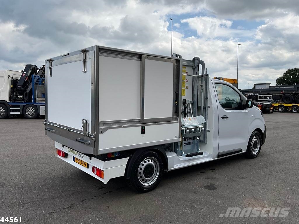 Peugeot E-Expert 100% elektrisch kippende zijlader Müllwagen
