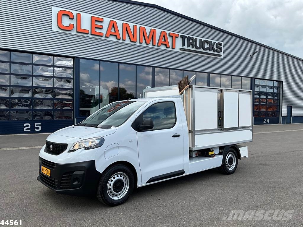 Peugeot E-Expert 100% elektrisch kippende zijlader Müllwagen