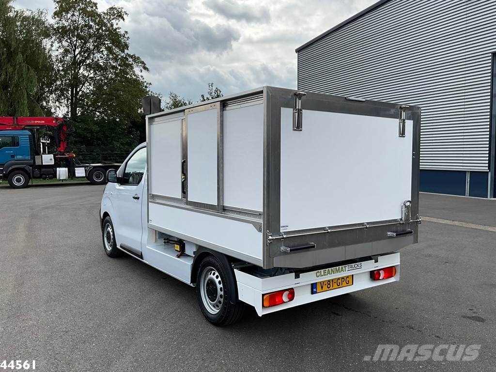 Peugeot E-Expert 100% elektrisch kippende zijlader Müllwagen