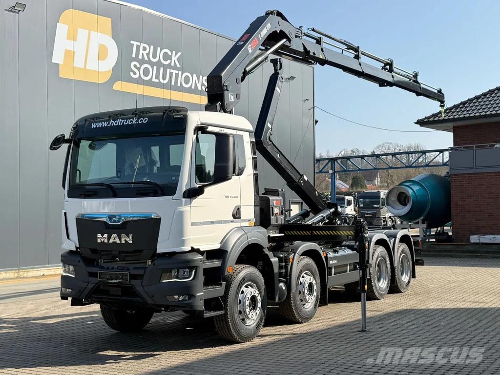 MAN TGS 41.440 MAN TGS 41.440 8x4 Abrollkipper + Kran Hook lift trucks