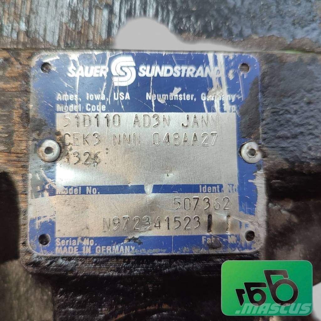 Bobcat T 2556 Sauer Danfoss 507362 51D110 Hydromotor dri Chassis en ophanging