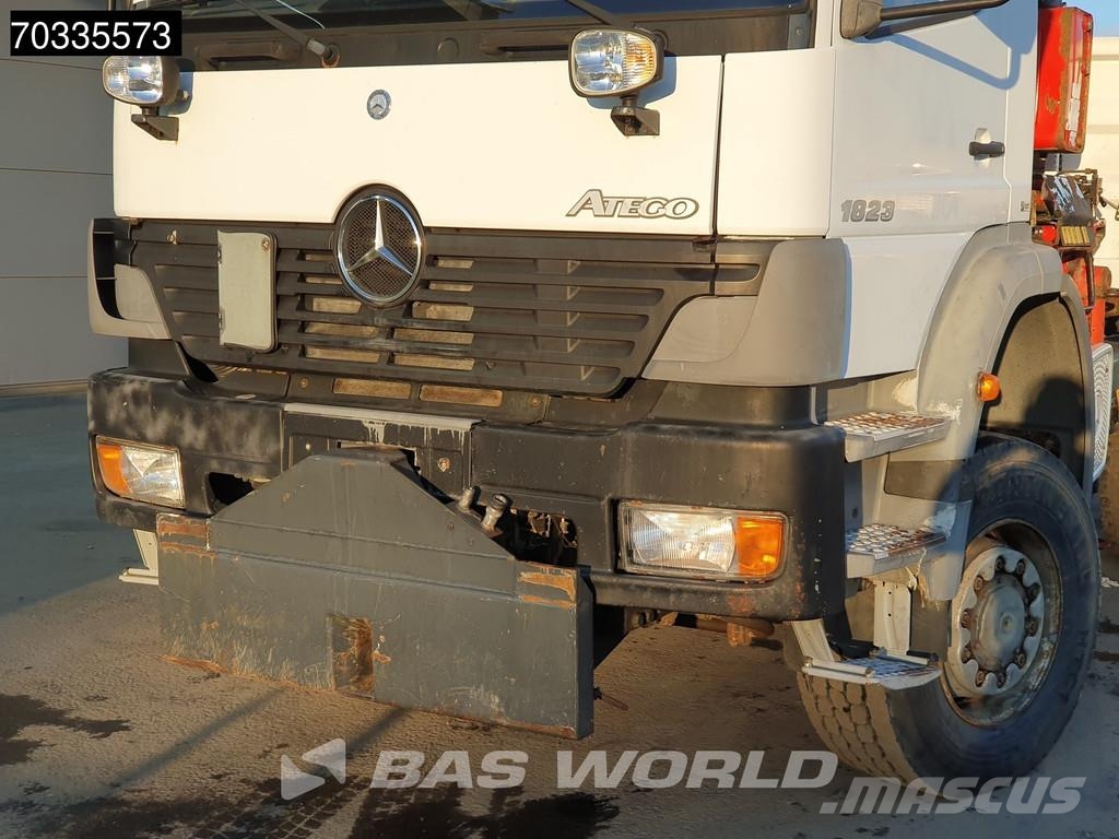 Mercedes-Benz Atego 1823 4X4 Ferrari 710 A4 Crane Kran 4x4 Full Savivarčiai