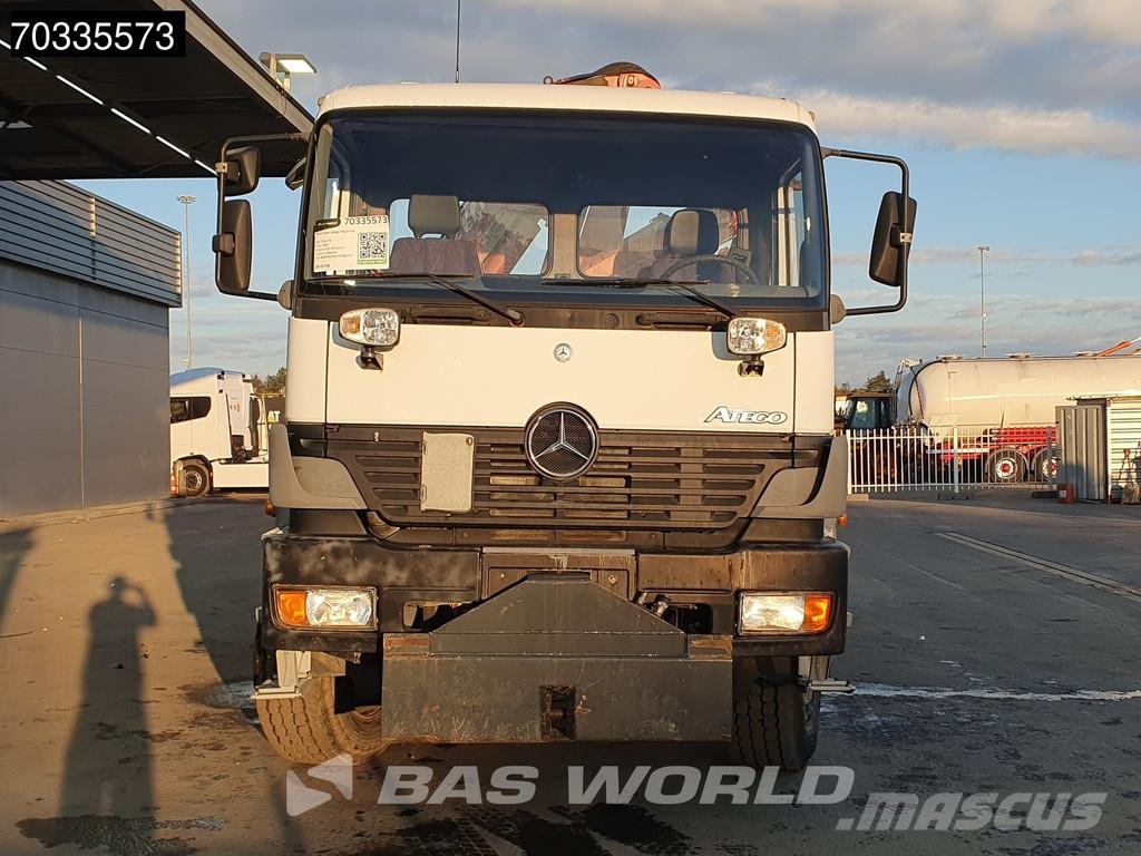 Mercedes-Benz Atego 1823 4X4 Ferrari 710 A4 Crane Kran 4x4 Full Savivarčiai