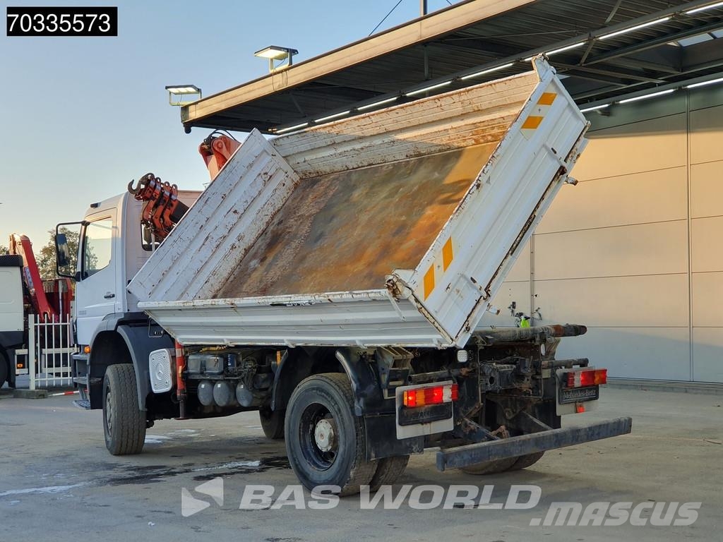 Mercedes-Benz Atego 1823 4X4 Ferrari 710 A4 Crane Kran 4x4 Full Savivarčiai