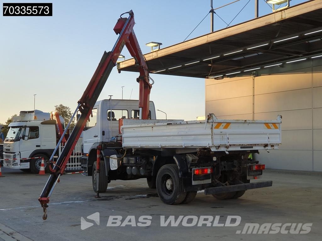 Mercedes-Benz Atego 1823 4X4 Ferrari 710 A4 Crane Kran 4x4 Full Savivarčiai