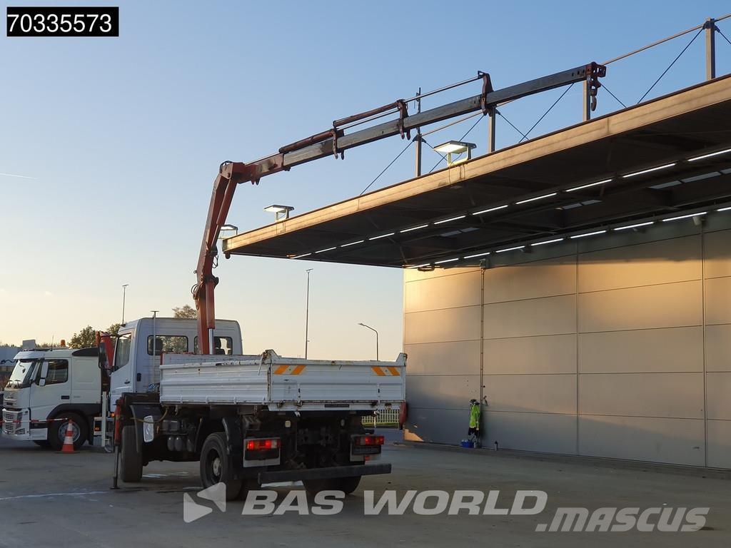 Mercedes-Benz Atego 1823 4X4 Ferrari 710 A4 Crane Kran 4x4 Full Savivarčiai