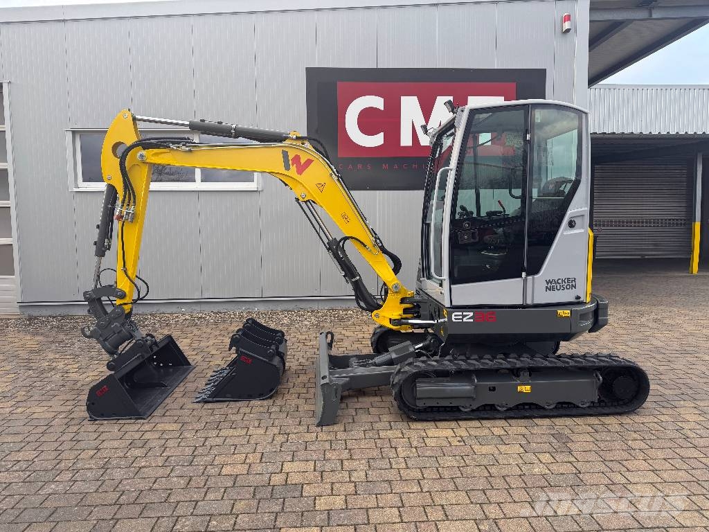 Wacker Neuson EZ36 ET35*706BH*2023*Powertilt*3xLöffel Mini ekskavatoriai < 7 t