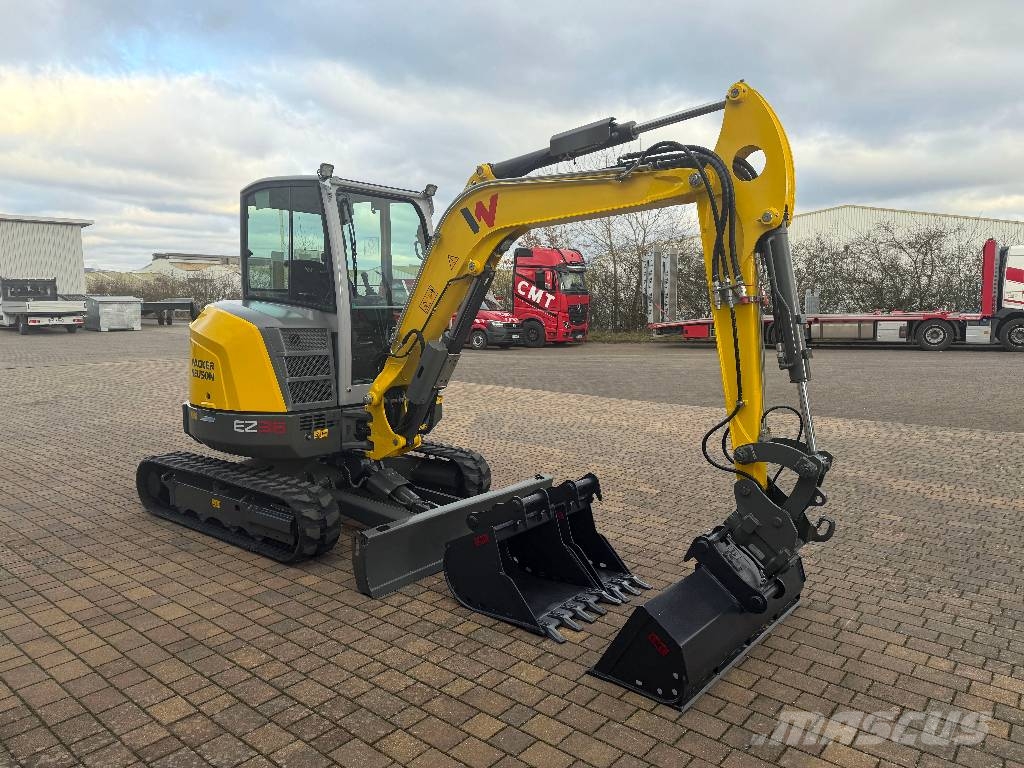 Wacker Neuson EZ36 ET35*706BH*2023*Powertilt*3xLöffel Mini ekskavatoriai < 7 t