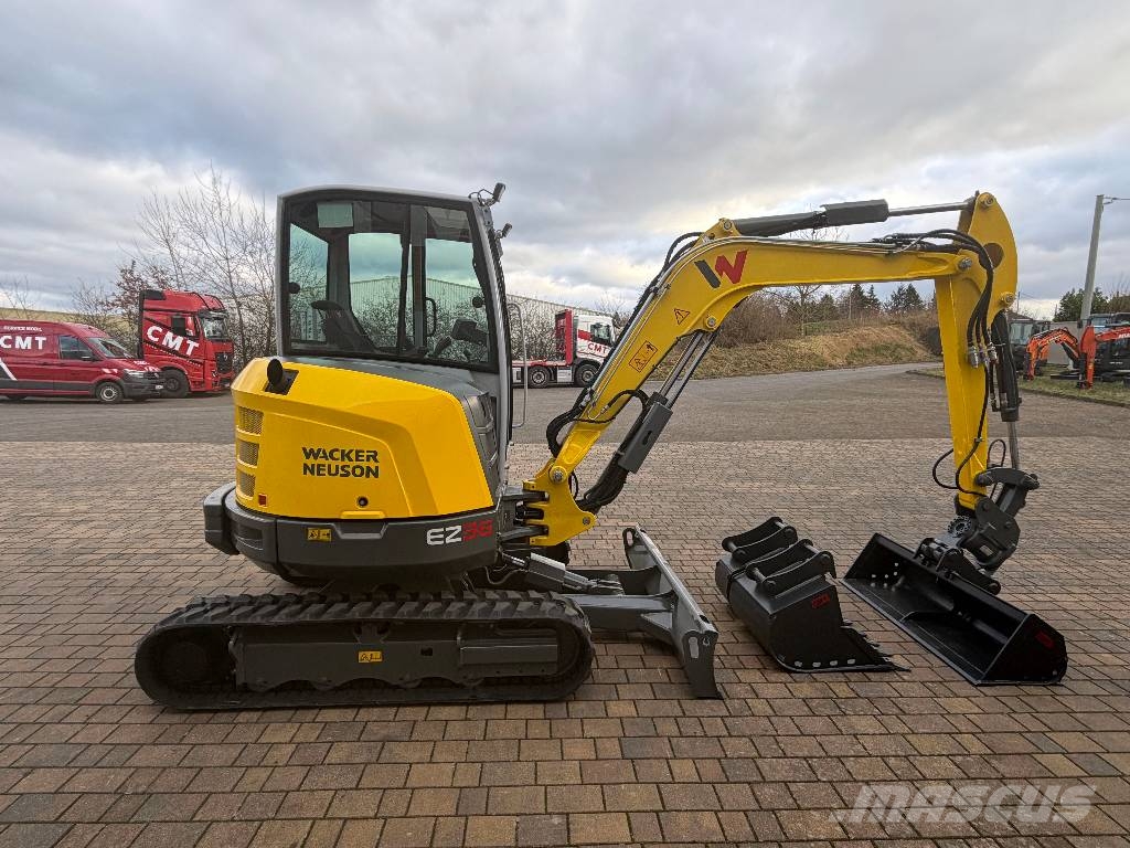 Wacker Neuson EZ36 ET35*706BH*2023*Powertilt*3xLöffel Mini ekskavatoriai < 7 t