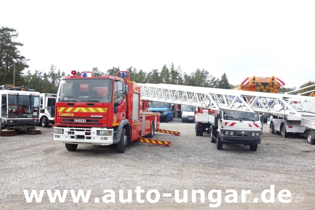 Iveco Eurocargo 130E24 Camiva Metz EPAS 30 DLK Feuerwehr 소방차
