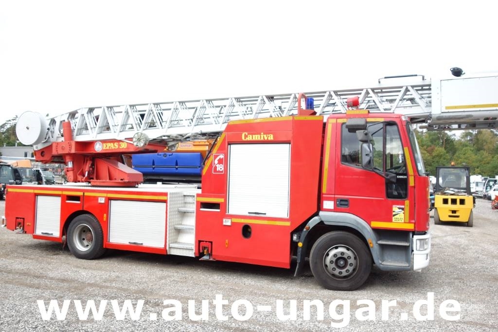 Iveco Eurocargo 130E24 Camiva Metz EPAS 30 DLK Feuerwehr 소방차