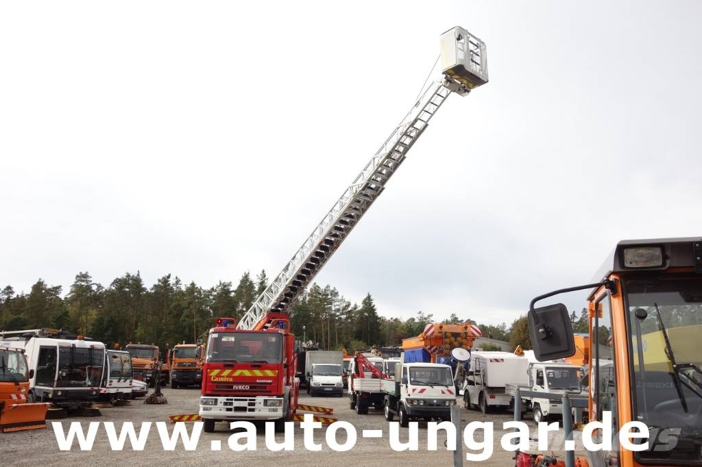 Iveco Eurocargo 130E24 Camiva Metz EPAS 30 DLK Feuerwehr 소방차