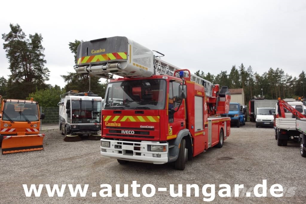 Iveco Eurocargo 130E24 Camiva Metz EPAS 30 DLK Feuerwehr 소방차