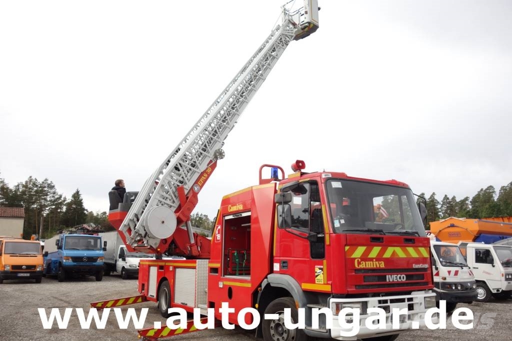 Iveco Eurocargo 130E24 Camiva Metz EPAS 30 DLK Feuerwehr 소방차