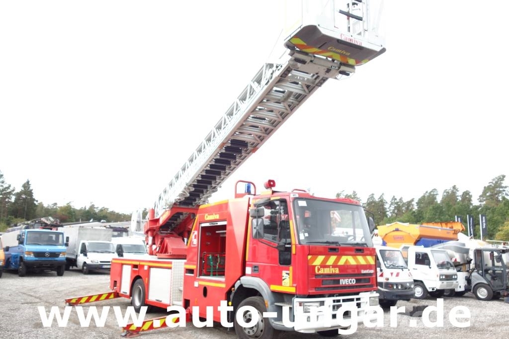 Iveco Eurocargo 130E24 Camiva Metz EPAS 30 DLK Feuerwehr 소방차