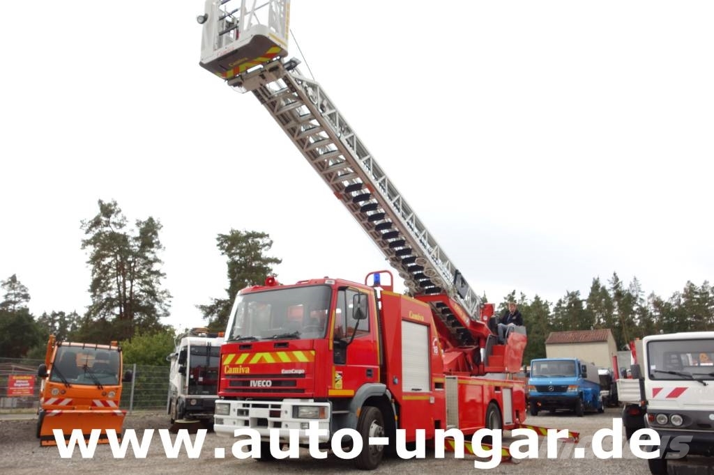 Iveco Eurocargo 130E24 Camiva Metz EPAS 30 DLK Feuerwehr 소방차