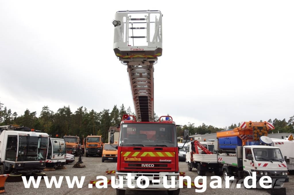 Iveco Eurocargo 130E24 Camiva Metz EPAS 30 DLK Feuerwehr 소방차