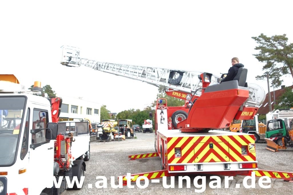 Iveco Eurocargo 130E24 Camiva Metz EPAS 30 DLK Feuerwehr 소방차