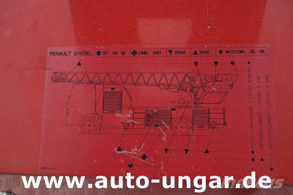 Iveco Eurocargo 130E24 Camiva Metz EPAS 30 DLK Feuerwehr 소방차