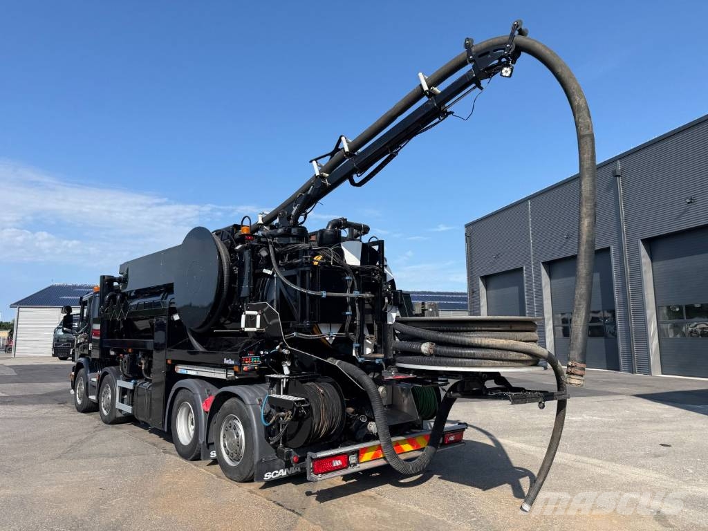Scania P450 8x2*6 Hvidtved Larsen FlexLine 414 ADR Camiones aspiradores/combi