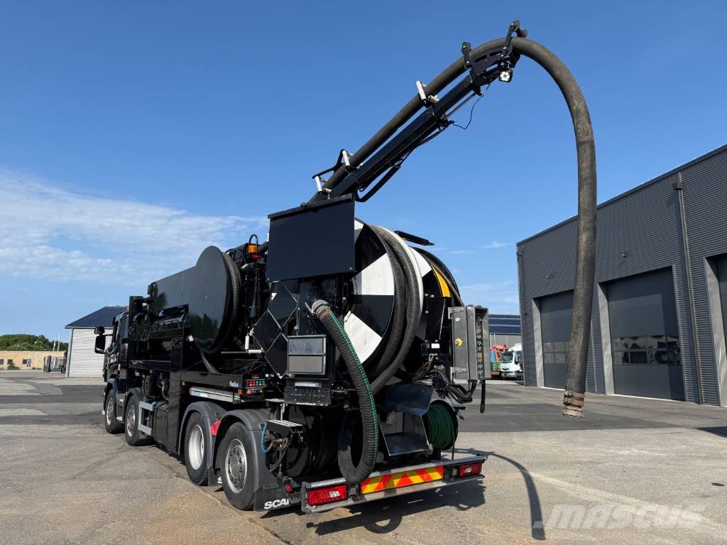 Scania P450 8x2*6 Hvidtved Larsen FlexLine 414 ADR Camiones aspiradores/combi