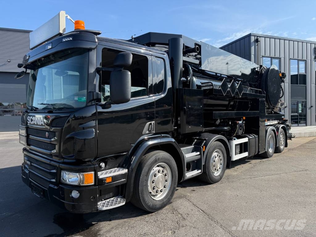 Scania P450 8x2*6 Hvidtved Larsen FlexLine 414 ADR Camiones aspiradores/combi