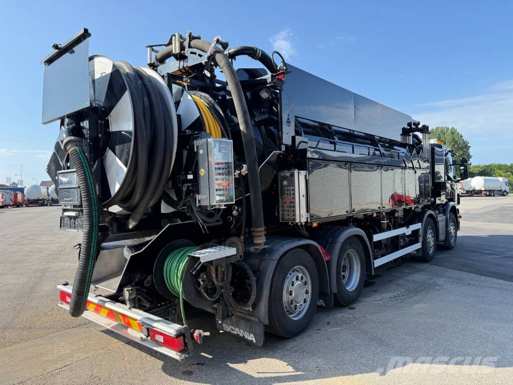 Scania P450 8x2*6 Hvidtved Larsen FlexLine 414 ADR Camiones aspiradores/combi