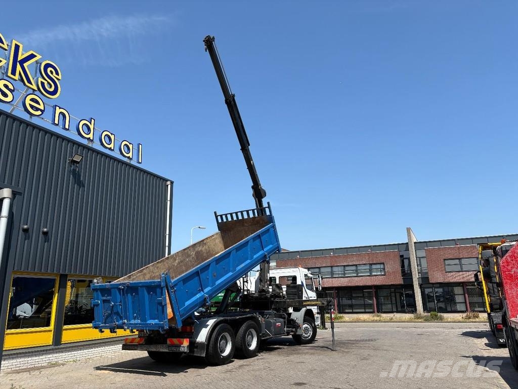 Mercedes-Benz Axor 2633 + HIAB 220 C + REMOTE + 6X4 + 3 SIDE TIP 自卸式货车