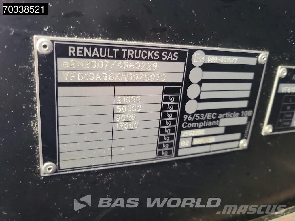 Renault T 480 4X2 HIGH 2xTanks Alcoa's Standklima Vilcēji