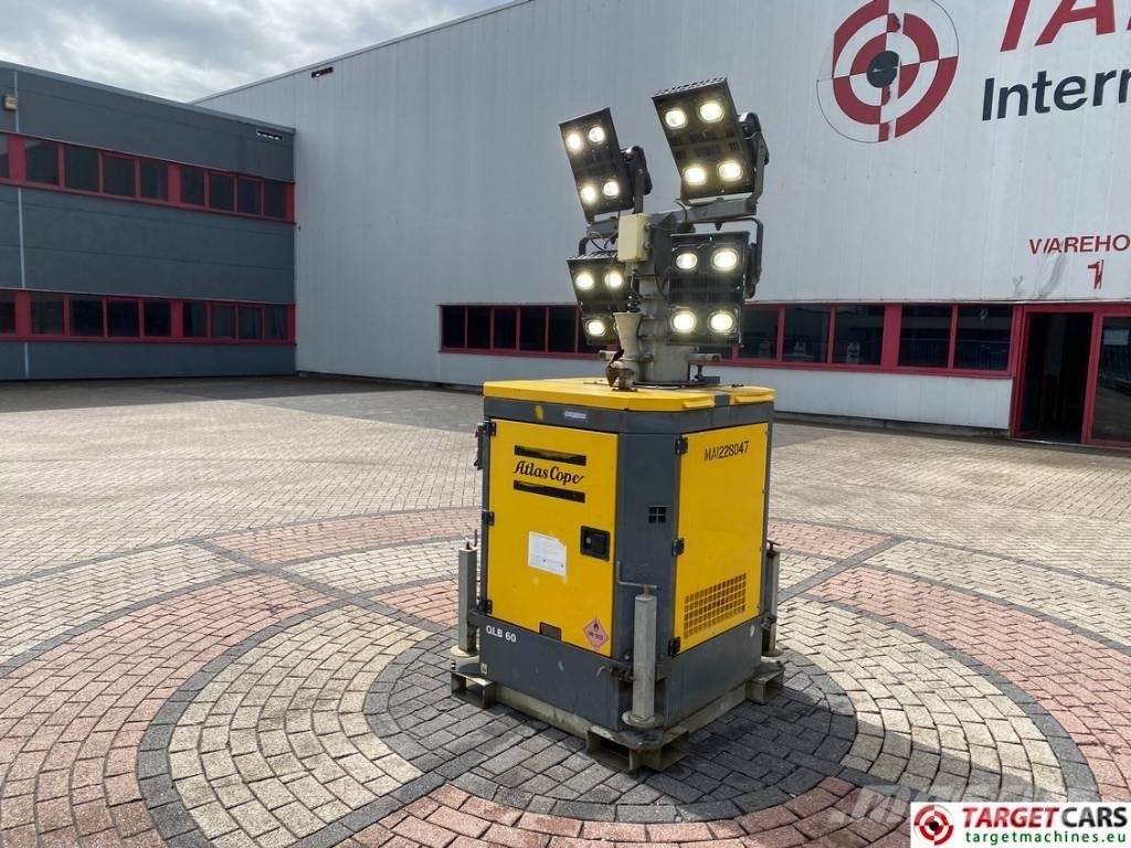 Atlas Copco QLB60 Tower Light 4x350W Led 拖车式灯塔