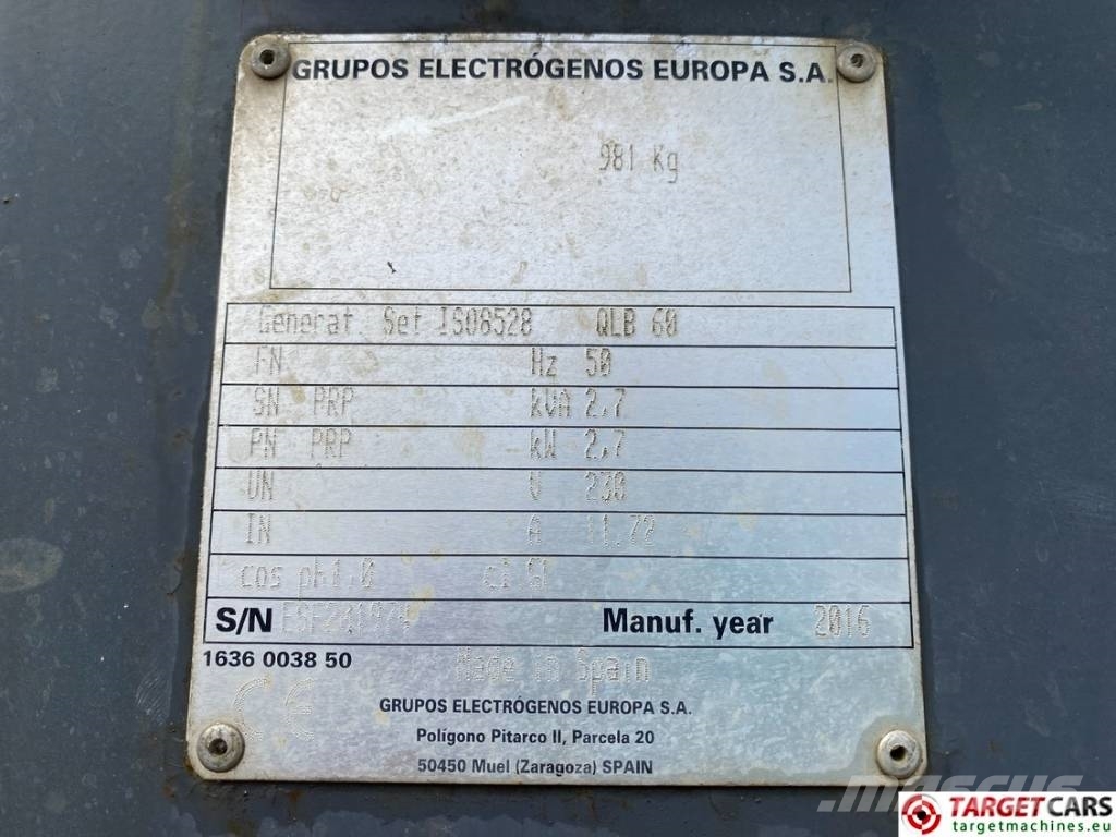 Atlas Copco QLB60 Tower Light 4x350W Led 拖车式灯塔