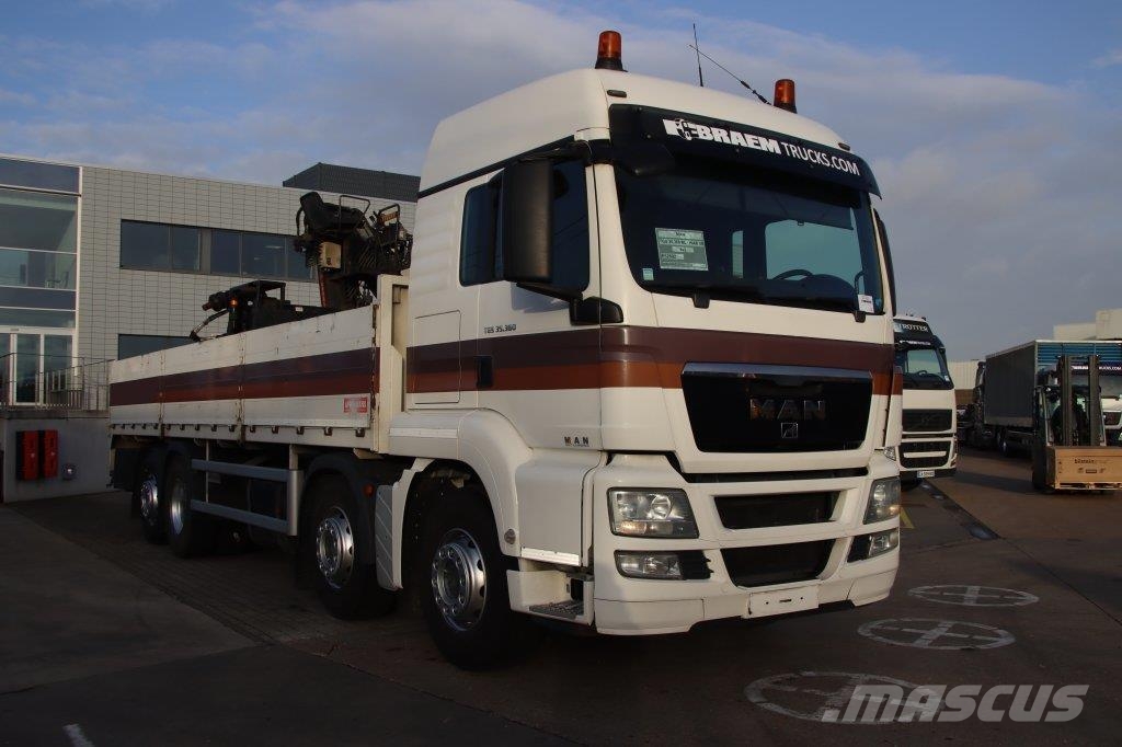 MAN TGS 35.360 BL-8x2-HIAB 085 Φορτηγά Kαρότσα με ανοιγόμενα πλαϊνά